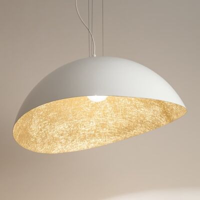 Lampa Wisząca Do Jadalni Solaris 40616 Sigma Biały Złoty Lampa Wisząca Do Jadalni Solaris 40616 Sigma Biały Złoty