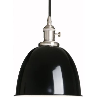 Inny producent Lampa wisząca, do jadalni, vintage, czarna, przemysłowa, metalowa E27 Inny producent Lampa wisząca, do jadalni, vintage, czarna, przemysłowa, metalowa E27