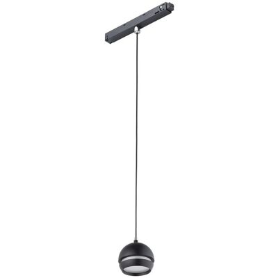 Lampa wisząca do szyn magnetycznych kula czarna neutralna 5W Nowodvorski SLOT LED Lampa wisząca do szyn magnetycznych kula czarna neutralna 5W Nowodvorski SLOT LED