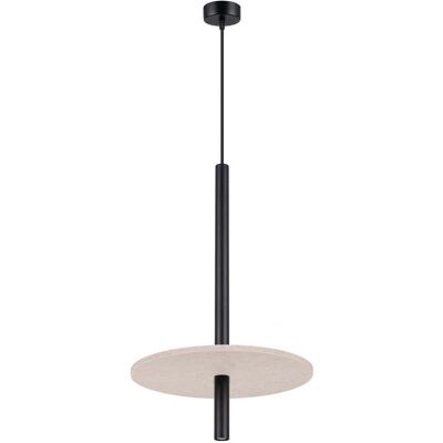 Lampa wisząca FELTRO 1 czarna/beżowa niereguralny świeci w dół SL.1879 Sollux Lighting Lampa wisząca FELTRO 1 czarna/beżowa niereguralny świeci w dół SL.1879 Sollux Lighting