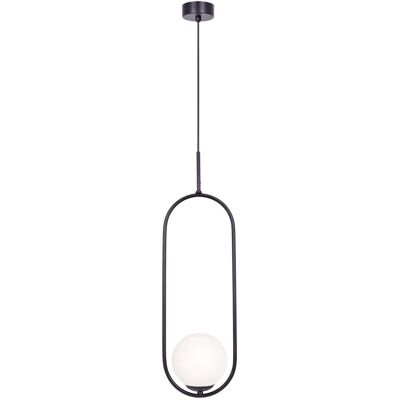 Lampa Wisząca Jadalniana Parva K-5100 Kaja Kula Ball Biała Czarna Lampa Wisząca Jadalniana Parva K-5100 Kaja Kula Ball Biała Czarna