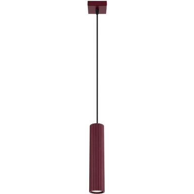 Lampa wisząca KARBON 1 burgund tuba SL.1918 Sollux Lighting Lampa wisząca KARBON 1 burgund tuba SL.1918 Sollux Lighting