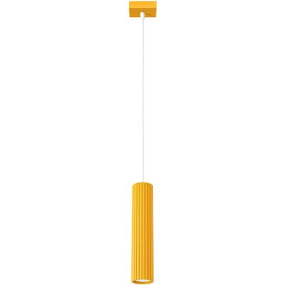Lampa wisząca KARBON 1 żółta tuba SL.2334 Sollux Lighting Lampa wisząca KARBON 1 żółta tuba SL.2334 Sollux Lighting