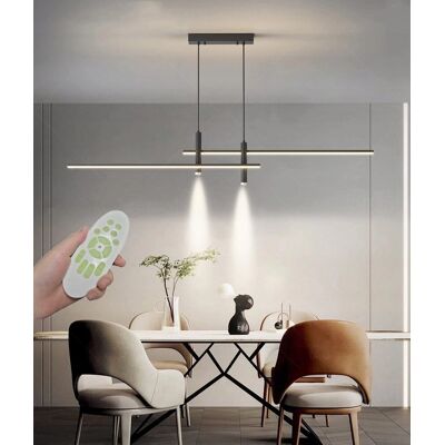Inny producent Lampa wisząca led sterowana pilotem regulacja wysokości ściemnialna Deevin Inny producent Lampa wisząca led sterowana pilotem regulacja wysokości ściemnialna Deevin