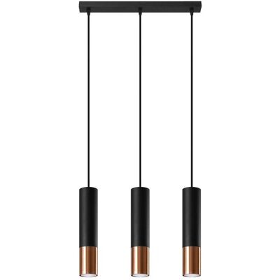 Iga Lampa Wisząca LORENA 3L Czarny/ Złoto Iga Lampa Wisząca LORENA 3L Czarny/ Złoto