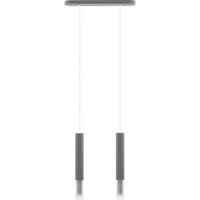 Hellux Lampa Wisząca Madera2 Klosz 2Pł Szary Hellux Lampa Wisząca Madera2 Klosz 2Pł Szary