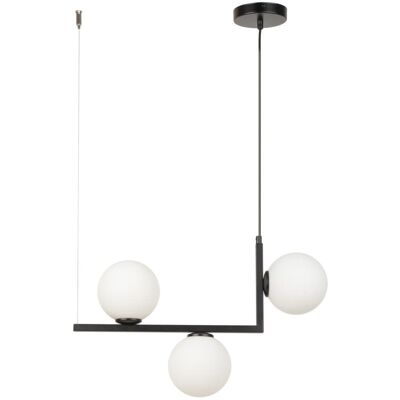 Lampa wisząca molekułowa Andy 33609 Sigma nad stół kule czarna biała Lampa wisząca molekułowa Andy 33609 Sigma nad stół kule czarna biała