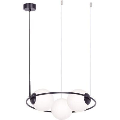 Lampa wisząca nas wyspę Parva K-5104 Kaja molekuły białe czarne Lampa wisząca nas wyspę Parva K-5104 Kaja molekuły białe czarne