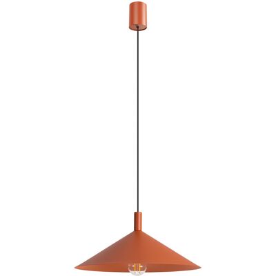 Lampa wisząca NOX 40 ochra czerwona okrągły SL.2541 Sollux Lighting Lampa wisząca NOX 40 ochra czerwona okrągły SL.2541 Sollux Lighting