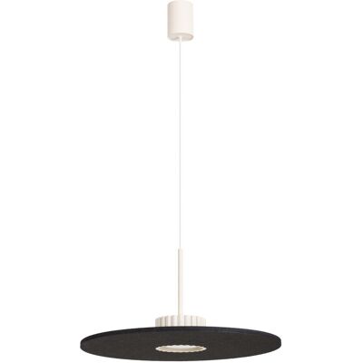 Lampa wisząca OVO 1 beżowa/czarna filc Gx53 podłużny SL.2692 Sollux Lighting Lampa wisząca OVO 1 beżowa/czarna filc Gx53 podłużny SL.2692 Sollux Lighting