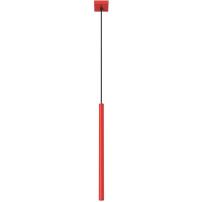 Lampa wisząca PASTELO 1 czerwona tuba SL.2141 Sollux Lighting Lampa wisząca PASTELO 1 czerwona tuba SL.2141 Sollux Lighting