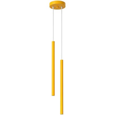Lampa wisząca PASTELO 2 żółta tuba SL.2138 Sollux Lighting Lampa wisząca PASTELO 2 żółta tuba SL.2138 Sollux Lighting