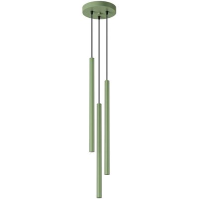 Lampa wisząca PASTELO 3P szałwiowa tuba SL.2135 Sollux Lighting Lampa wisząca PASTELO 3P szałwiowa tuba SL.2135 Sollux Lighting
