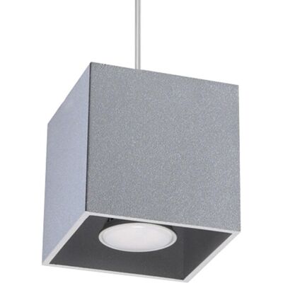 Iga Lampa Wisząca QUARK 1 Czarna - Szara - Biała Biały Iga Lampa Wisząca QUARK 1 Czarna - Szara - Biała Biały
