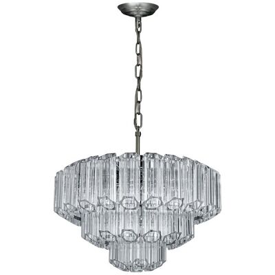 Eurofirany Lampa wisząca sufitowa Dana 50x150 transparentna Eurofirany Lampa wisząca sufitowa Dana 50x150 transparentna