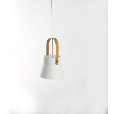 Inny producent Lampa Wisząca Sufitowa Industrialna Metalowa Nowoczesna Biały 16.5x13.5 cm Inny producent Lampa Wisząca Sufitowa Industrialna Metalowa Nowoczesna Biały 16.5x13.5 cm