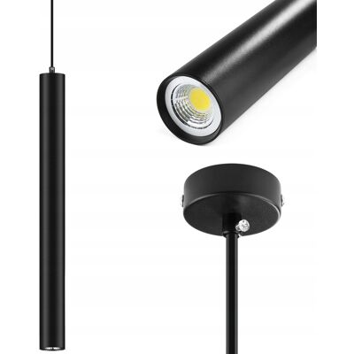 Interlook LAMPA WISZĄCA SUFITOWA LED TUBA CYLINDER RURA ZWIS SPOT SLIM METAL 8W 60cm Interlook LAMPA WISZĄCA SUFITOWA LED TUBA CYLINDER RURA ZWIS SPOT SLIM METAL 8W 60cm