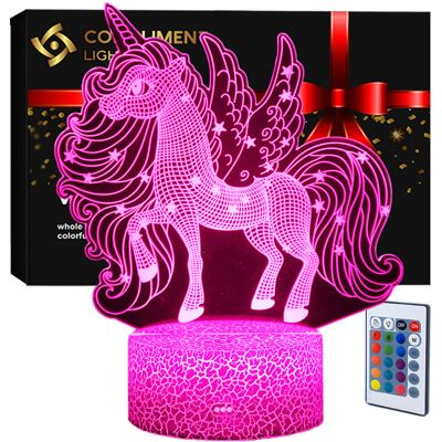 Compliment Lampka 3D nocna led usb na prezent Jednorożec Compliment Lampka 3D nocna led usb na prezent Jednorożec