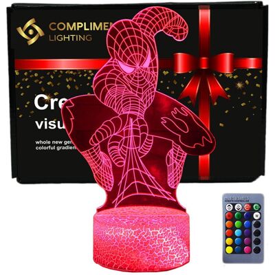 Compliment Lampka 3D nocna led usb Piłka Spider-Man Compliment Lampka 3D nocna led usb Piłka Spider-Man
