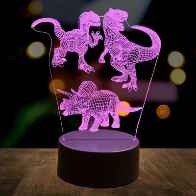 Inny producent Lampka 3D nocna usb Dinozaury Park Jurajski Wielokolorowa Inny producent Lampka 3D nocna usb Dinozaury Park Jurajski Wielokolorowa