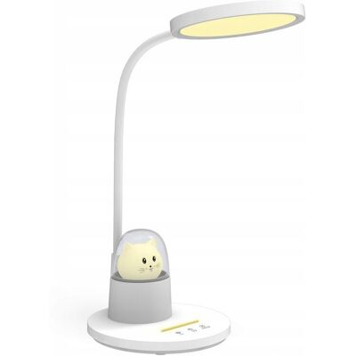 LIGHT LOGIC Lampka biurkowa dla dzieci lampa nocna LED LL BINED LED W kotek uchwyt LIGHT LOGIC Lampka biurkowa dla dzieci lampa nocna LED LL BINED LED W kotek uchwyt