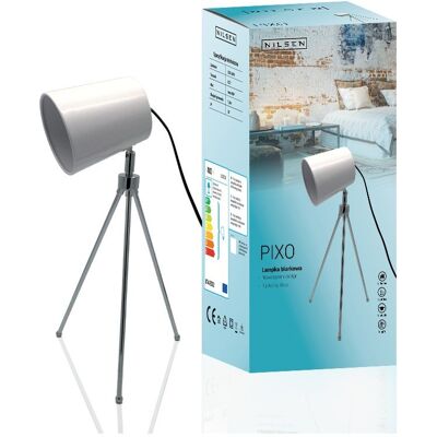 Lampka biurkowa INQ Pixo, biała, 40 W Lampka biurkowa INQ Pixo, biała, 40 W