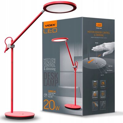 Lampka biurkowa łamany przegub 60cm VIDEX LED 20W Lampka biurkowa łamany przegub 60cm VIDEX LED 20W
