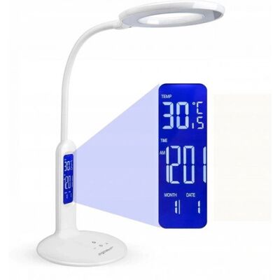 Aigostar Lampka Biurkowa LED 7W z wyświetlaczem Aigostar Lampka Biurkowa LED 7W z wyświetlaczem