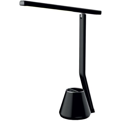 INQ Lampka biurkowa LED Cube Nilsen z przybornikiem czarna BL010 INQ Lampka biurkowa LED Cube Nilsen z przybornikiem czarna BL010