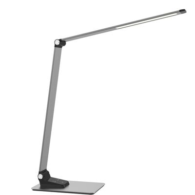 Lampka biurkowa LED Platinet PDL509 z ładowarką USB - Szara Lampka biurkowa LED Platinet PDL509 z ładowarką USB - Szara