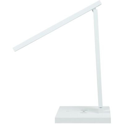 INQ Lampka biurkowa LED Sara z ładowarką indukcyjną wireless biała MA014 INQ Lampka biurkowa LED Sara z ładowarką indukcyjną wireless biała MA014