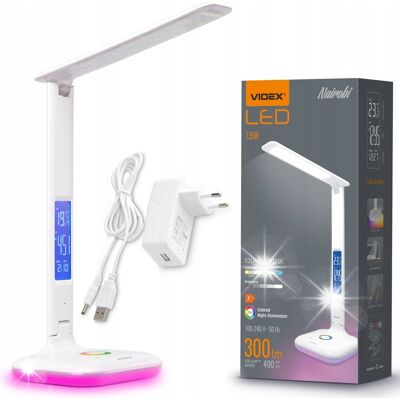 Lampka Biurkowa Led Videx Nairobi 7.5w 5500k Z Możliwością Przyciemniania Lampka Biurkowa Led Videx Nairobi 7.5w 5500k Z Możliwością Przyciemniania