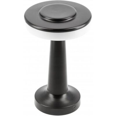 GTV Lampka Biurkowa Monum, Led, 3W, 200Lm, 3000K, 5 Vdc, 1A, Ip20, 3 St. Ściemniania, Bateria 1800Mah, Czarny GTV Lampka Biurkowa Monum, Led, 3W, 200Lm, 3000K, 5 Vdc, 1A, Ip20, 3 St. Ściemniania, Bateria 1800Mah, Czarny