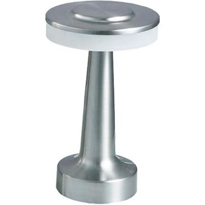 GTV Lampka Biurkowa Monum, Led, 3W, 200Lm, 3000K, 5 Vdc, 1A, Ip20, 3 St. Ściemniania, Bateria 1800Mah, Inox GTV Lampka Biurkowa Monum, Led, 3W, 200Lm, 3000K, 5 Vdc, 1A, Ip20, 3 St. Ściemniania, Bateria 1800Mah, Inox
