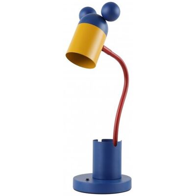 GTV Lampka Biurkowa Mouse , 5495, E27, Max.25W, Max.250V, Ip20, Śr.8 Cm, Granatowo/Żółty GTV Lampka Biurkowa Mouse , 5495, E27, Max.25W, Max.250V, Ip20, Śr.8 Cm, Granatowo/Żółty