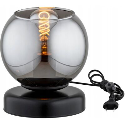 Inny producent Lampka Biurkowa Nocna Szklana Kula Chrom Dior Led Inny producent Lampka Biurkowa Nocna Szklana Kula Chrom Dior Led