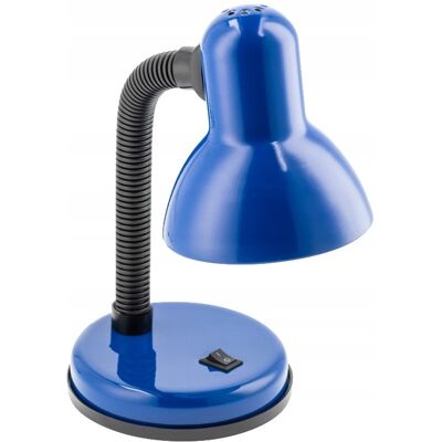 Lampka biurkowa RIO E27, max. 40W, niebieska GTV Lampka biurkowa RIO E27, max. 40W, niebieska GTV