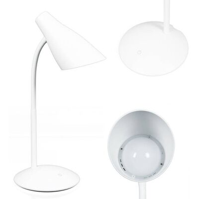 Interlook Lampka biurkowa, szkolna LED 7W Wbudowane źródło światła LED MT-813-Biały Interlook Lampka biurkowa, szkolna LED 7W Wbudowane źródło światła LED MT-813-Biały