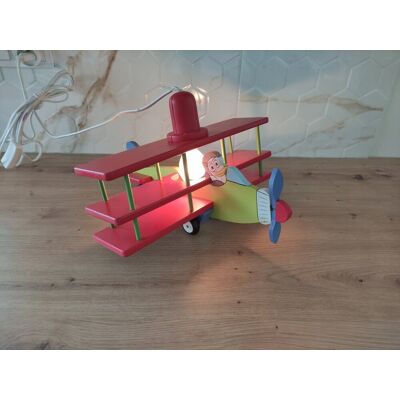 Inny producent Lampka dla Dzieci Samolot Drewniana Inny producent Lampka dla Dzieci Samolot Drewniana