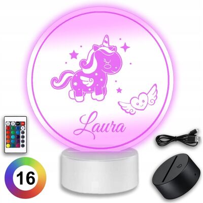 Koala Wood Lampka Jednorożec Nocna Prezent Dla Dziewczynki Led Dla dzieci Na pilot Koala Wood Lampka Jednorożec Nocna Prezent Dla Dziewczynki Led Dla dzieci Na pilot