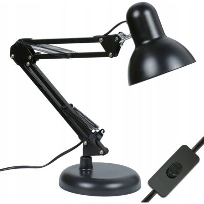 Interlook Lampka Kreślarska Biurkowa Lampa Szkolna na Biurko E27 LED DO PRACY I NAUKI Interlook Lampka Kreślarska Biurkowa Lampa Szkolna na Biurko E27 LED DO PRACY I NAUKI