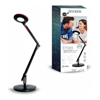 INQ Lampka kreślarska LED Nilsen Enzo PX032, czarna, 6 W INQ Lampka kreślarska LED Nilsen Enzo PX032, czarna, 6 W