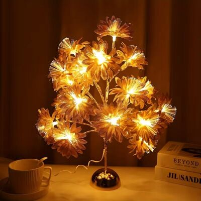 Inny producent LAMPKA Lampa LED DRZEWO Gold Lilie złoto bonsai PREZENT Dzień Kobiet złote Inny producent LAMPKA Lampa LED DRZEWO Gold Lilie złoto bonsai PREZENT Dzień Kobiet złote