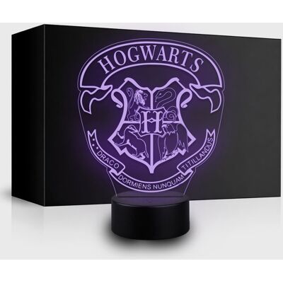 3D Lampka LED Herb Hogawartu Harry Potter Lampka nocna Prezent 3D Lampka LED Herb Hogawartu Harry Potter Lampka nocna Prezent