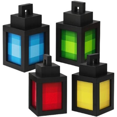 Inny producent LAMPKA LED MINECRAFT LATARNIA DEKORACYJNA NOCNA GAMIN 4 KOLORY Inny producent LAMPKA LED MINECRAFT LATARNIA DEKORACYJNA NOCNA GAMIN 4 KOLORY