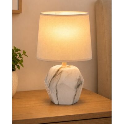 Inny producent LAMPKA MARMUR STOŁOWA NOCNA ELEGANCKA NOWOCZESNA LOFT ABAŻUR Z KABLEM 5535 Inny producent LAMPKA MARMUR STOŁOWA NOCNA ELEGANCKA NOWOCZESNA LOFT ABAŻUR Z KABLEM 5535