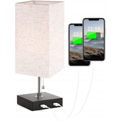 MasterLED Lampka Na Biurko Biurkowa Nocna szkolna E27 LED USB C Regulowana MasterLED Lampka Na Biurko Biurkowa Nocna szkolna E27 LED USB C Regulowana