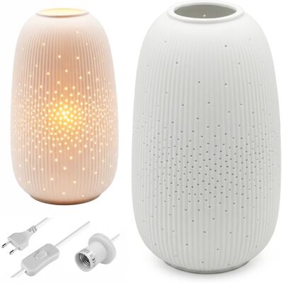 Tragar Lampka na Biurko Dekoracyjna Porcelanowa Stołowa 24cm Nocna do Sypialni Tragar Lampka na Biurko Dekoracyjna Porcelanowa Stołowa 24cm Nocna do Sypialni