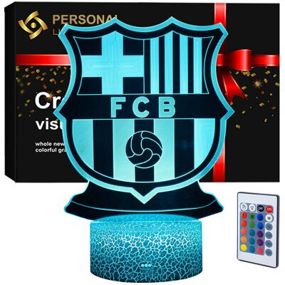 Zakręcony Koszyk LAMPKA NOCNA 3D FC BARCELONA HERB LOGO LED 16 KOLORÓW USB PILOT NA PREZENT Zakręcony Koszyk LAMPKA NOCNA 3D FC BARCELONA HERB LOGO LED 16 KOLORÓW USB PILOT NA PREZENT