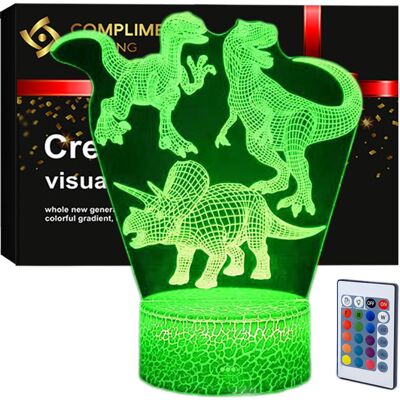 Compliment Lampka Nocna 3D lampa do wizualizacji 3D Dinozaury Park Jurajski Compliment Lampka Nocna 3D lampa do wizualizacji 3D Dinozaury Park Jurajski